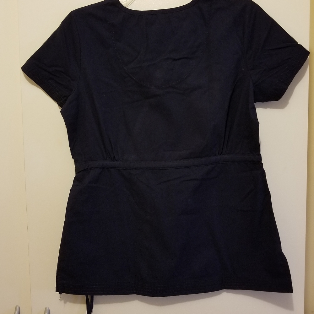 NWOT Navy Blue Women's Scrubs : Top & Pants - Picture 4 of 6